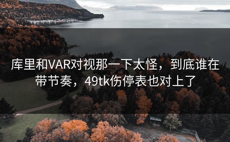 库里和VAR对视那一下太怪，到底谁在带节奏，49tk伤停表也对上了